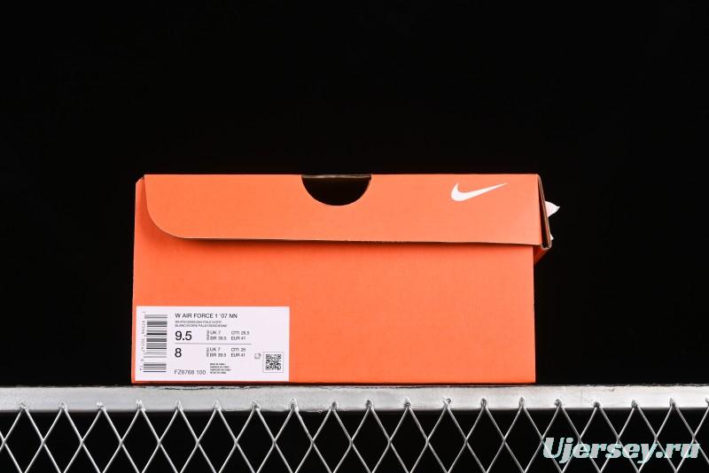 Nike Air Force 1 '07 Low Casual Sneakers with Full-Length Air Cushion - FZ6768-100