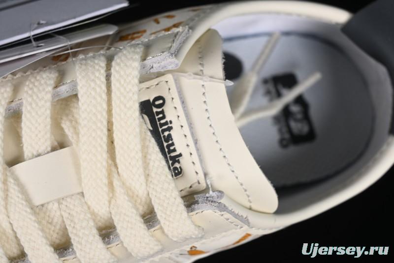 Onitsuka Tiger Mexico 66 Low-Top Leisure Running Shoes with Full-Grain Leather Upper - 1183B785-100