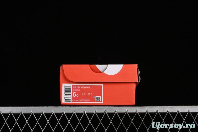 Nike Flex Advance Hook and Loop Breathable Soft Lightweight Kids Shoes - CZ0186-006