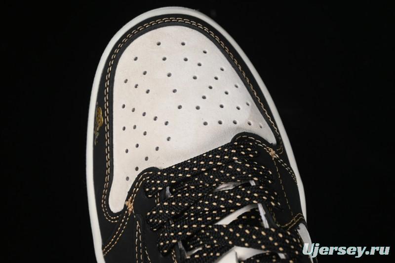 Nike Travis Scott x Fragment Design x Air Jordan 1 Low OG SP AJ1 Black Wukong Collaboration - CH6336-012