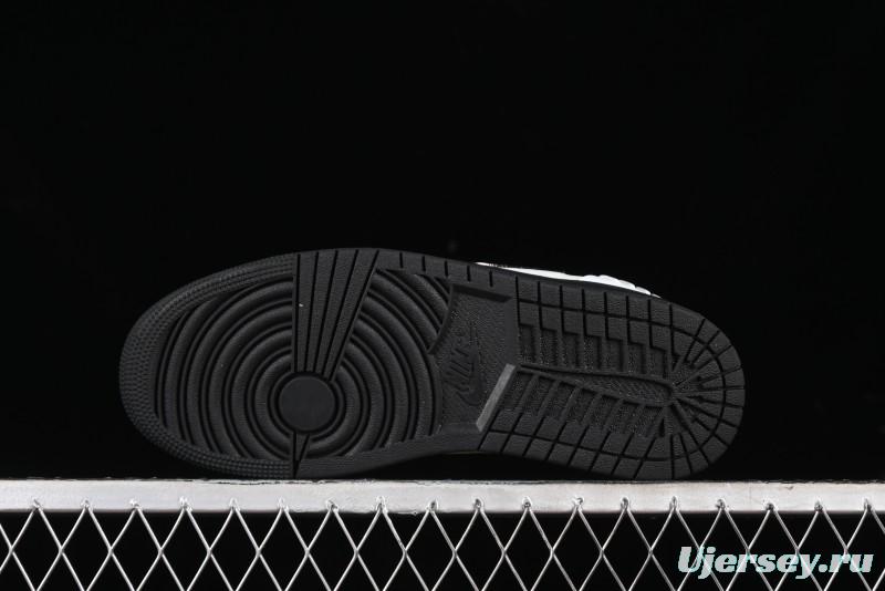 Nike Air Jordan 1 Low Method of Make Casual Sneakers with Metallic Grey Design - HM3689-001