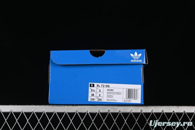 Adidas Originals SL 72 OG Retro Running Shoes with Ecotex Tongue and EVA Midsole - JH7392