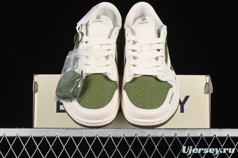 Nike Travis Scott x Fragment Design x Air Jordan 1 Low OG SP AJ1 Cultural Casual Sneakers - BB6588-311