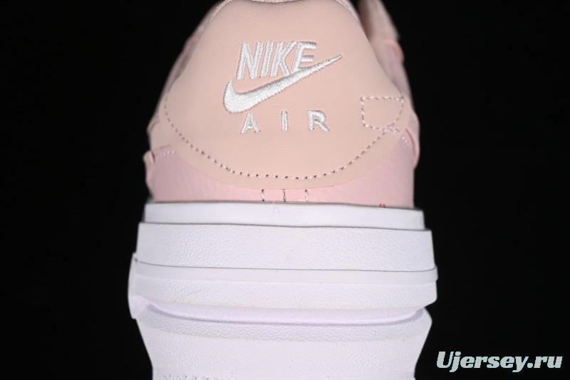 Nike Air Force 1 PLT Low-Top Casual Sneakers with Speed-Inspired Swoosh Design - DJ9946-602
