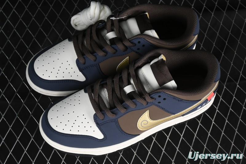 Nike SB Dunk Low Black Myth Wukong Colorway Low-Top Casual Skateboarding Shoes - MU0232-369