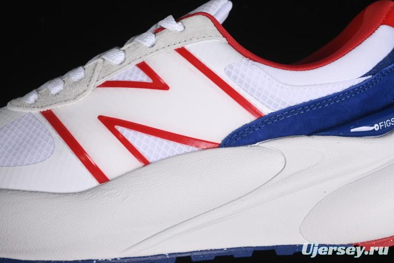 New Balance 3447 Series Retro Running Shoes with Textile and Leather Upper - U3447LA