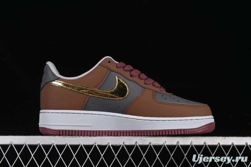 Nike Air Force 1 '07 Low Sun Black Myth Wukong Themed Casual Sneakers - CW2288-111