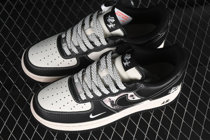 Nike Air Force 1 '07 Low Stussy Collaboration - Mythical Wukong Low-Top Casual Sneakers - XZ6188-555