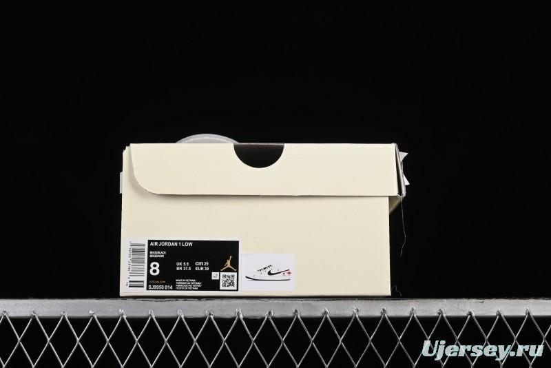 Nike Air Jordan 1 Low AJ1 Retro Basketball Shoes Comme des Garcons Collaboration - SJ9950-014