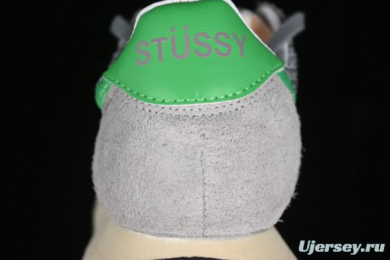 Nike Stussy Roshe Run LD-1000 Comfortable Versatile Non-Slip Durable Waffle Low-Top Casual Running Shoes - FQ5369-002