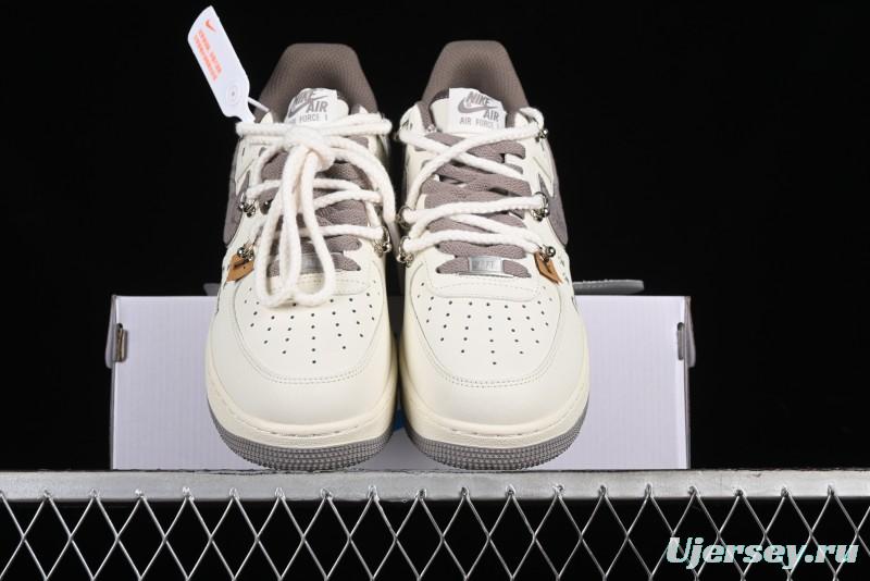 Nike Air Force 1 '07 Low x Capybara "Mona Lisa" Casual Lace-Up Sneakers - LV0506-990