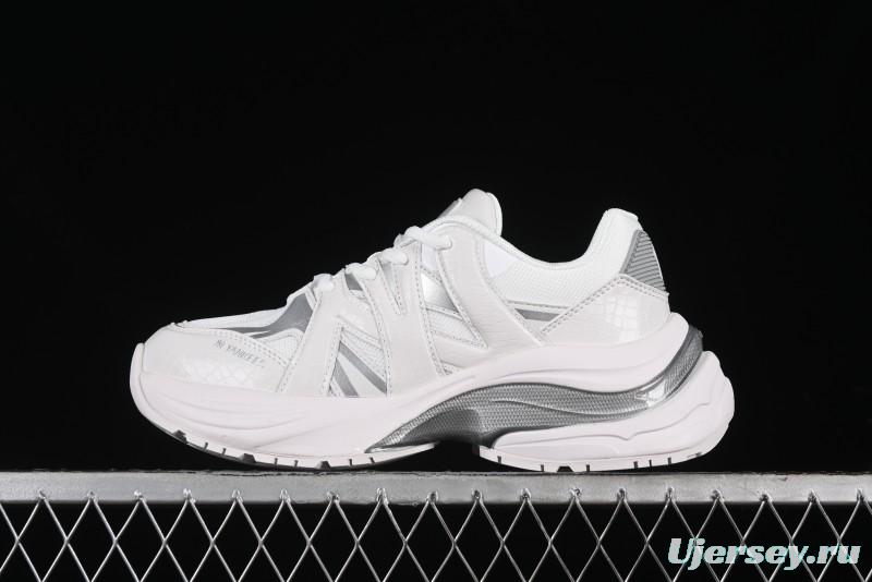 New York Yankees MLB Bigball Chunky Curve Thick Sole Casual Shoes - 3ARNPDL4N50WHS