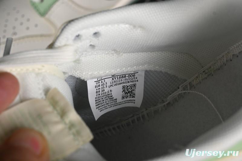 Nike SB Dunk Low Stussy Collaboration - Cream Apple Green Anniversary Custom Low-Top Casual Skate Shoes - XY1688-006