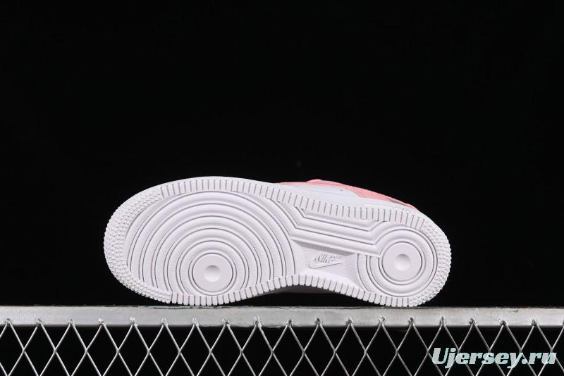 Nike Air Force 1'07 Low Casual Sneakers with Cuddle Bear Design - YY2024-762