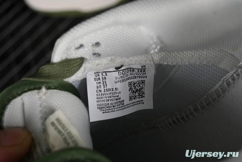 Nike SB Dunk Low NOCTA Anniversary Customized Low-Top Casual Sneakers with White and Green Swoosh - DQ1098-388