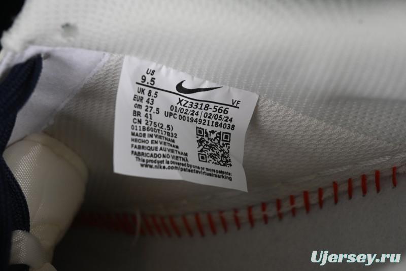 Nike Air Force 1 '07 Low Stussy Collaboration - Blue Red Print Low-Top Casual Sneakers - XZ3318-566