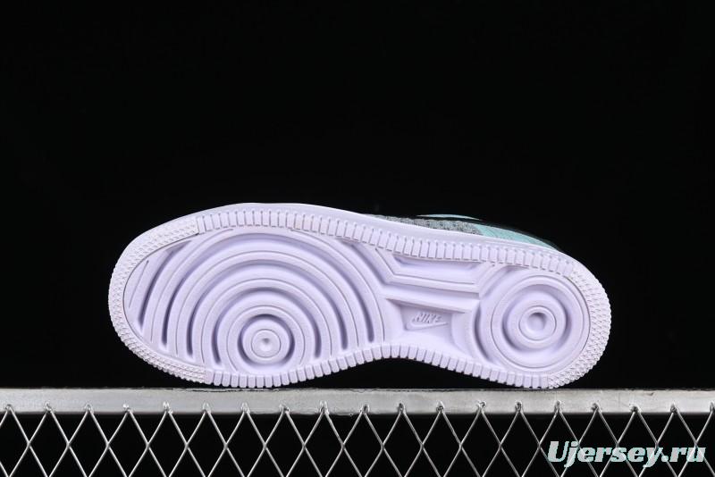 Nike Air Force 1 '07 Low 2.0 Moon Black Flywire Casual Sneakers - CI0051-600