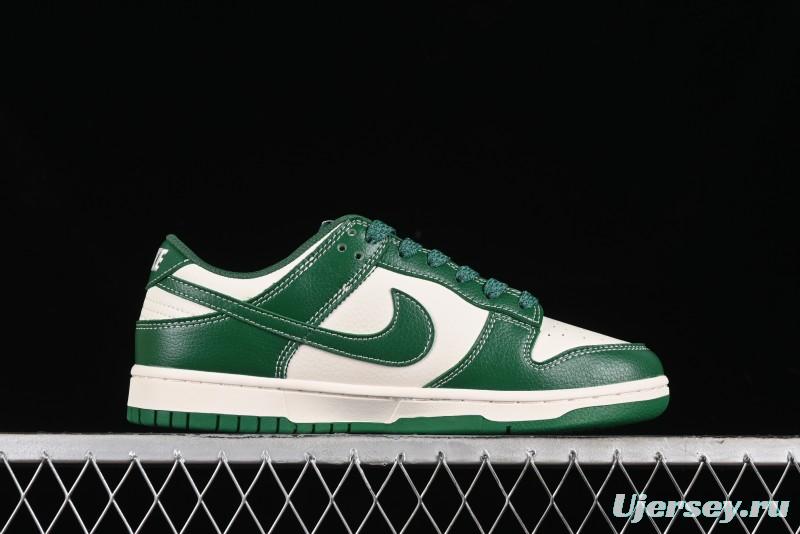 Nike SB Dunk Low Stussy Collaboration - Dark Green Anniversary Custom Low-Top Casual Skate Shoes - BB9898-005
