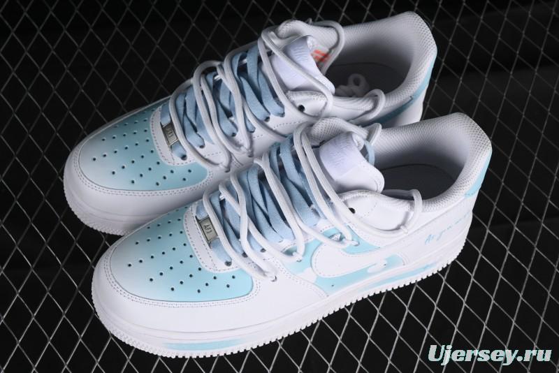 Nike Air Force 1 '07 Low Custom Anime Themed Spray Painting Romantic Whisper Casual Sneakers - ZH0316-028
