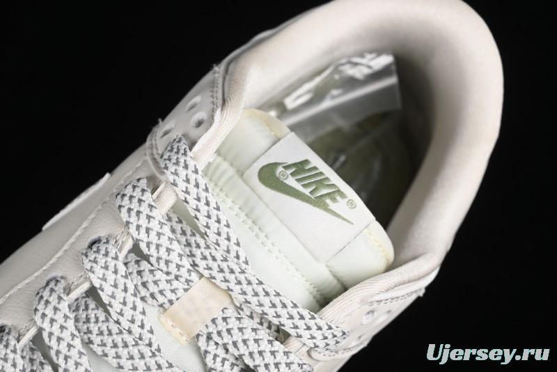 Nike SB Dunk Low Supreme Collaboration - Classic Beige Green Anniversary High-End Custom Low-Top Casual Skate Shoes - XX8888-002