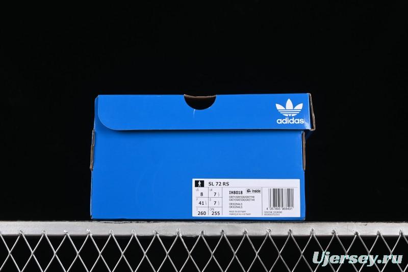 Adidas Originals SL 72 RS Retro Running Shoes with Ecotex Tongue and EVA Midsole - IH8018