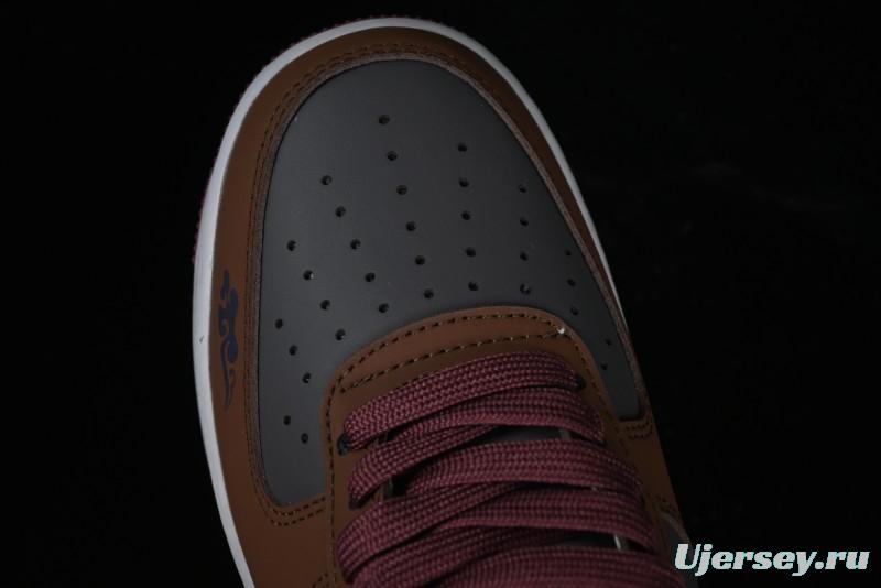 Nike Air Force 1 '07 Low Sun Black Myth Wukong Themed Casual Sneakers - CW2288-111