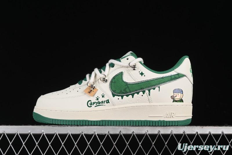 Nike Air Force 1 '07 Low x Capybara "Van Gogh" Casual Sneakers - LV0506-330