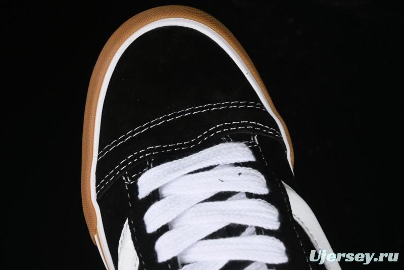 Vans Knu Skool Low Top Retro Casual Vulcanized Skate Shoes with Chunky Tongue - VN0009QCCJI