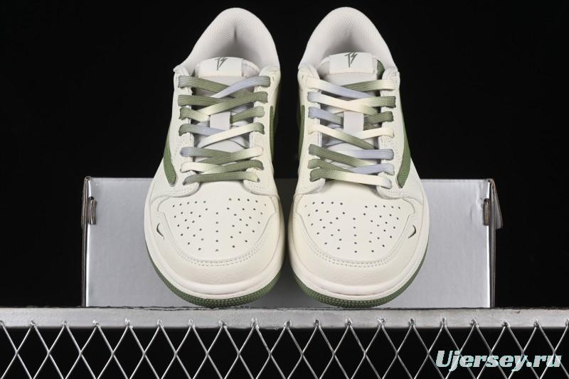 Nike Travis Scott x Fragment Design x Air Jordan 1 Low OG SP AJ1 Low Top Casual Sneakers - DM7866-019