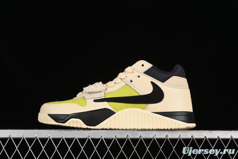 Nike Travis Scott x Jordan Cut The Check AJ1 Hook and Loop Fashion Basketball Shoes - FZ8117-102