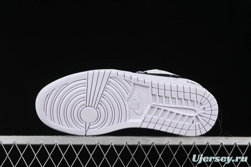 Nike Air Jordan 1 AJ1 Dior Collaboration - White Black Custom Low Top Retro Basketball Shoes - LJ6688-010