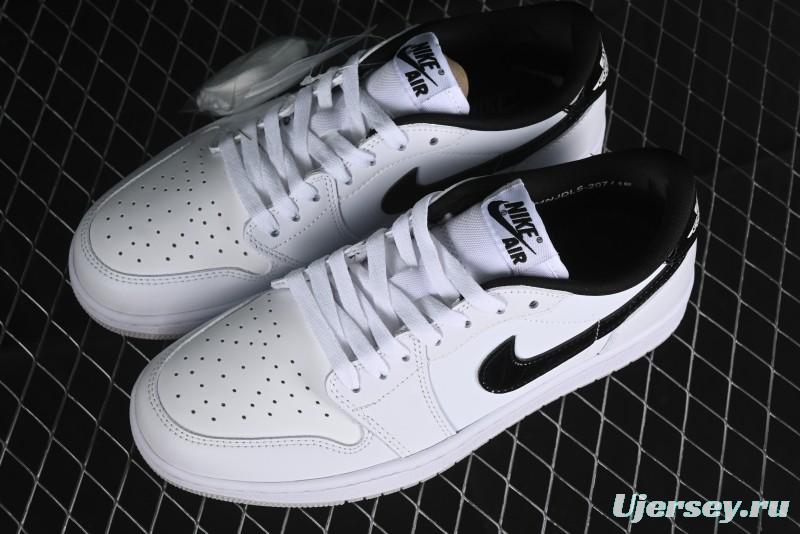 Nike Air Jordan 1 Low '85 Metallic Black White Blue - FB9933-102