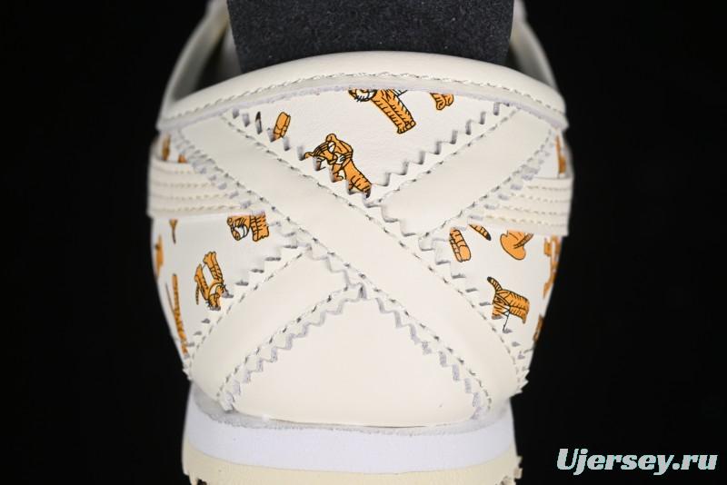 Onitsuka Tiger Mexico 66 Low-Top Leisure Running Shoes with Full-Grain Leather Upper - 1183B785-100