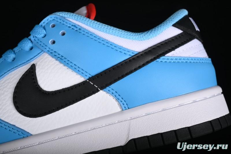 Nike Dunk Low Next Nature "N7" SB Casual Skate Shoes with Vibrant Color Blocking - HJ9088-488
