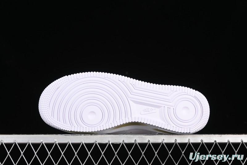 Nike Air Force 1 '07 Low Casual Sneakers with Anime-Inspired Hand-Painted Design and Triple Swoosh Shadow - CW2288-111