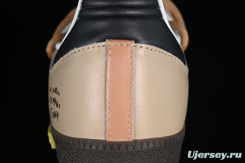 Adidas Originals Samba OG Low-Top Casual Sneakers with Panda Prank Retro Design - IG1025