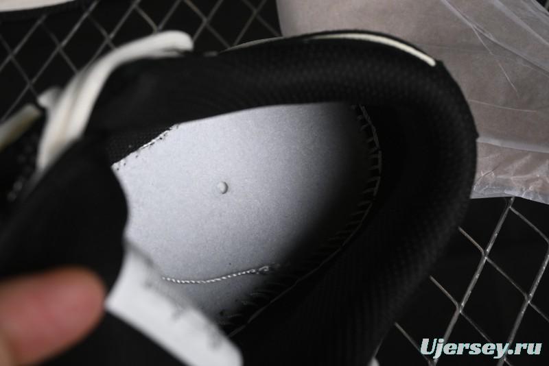 Nike Air Jordan 1 Low AJ1 x Violent Bear Collaboration - Black Beige Mark Line Custom Retro Basketball Shoes - SJ9950-013