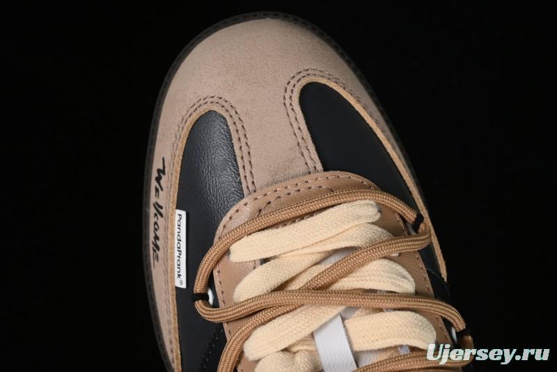 Adidas Originals Samba OG Low-Top Casual Sneakers with Panda Prank Retro Design - IG1025