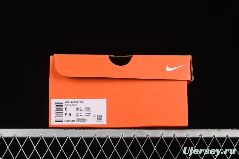 Nike Journey Run 2024 Low-Top Casual Running Shoes with Shock Absorption Anti-Slip and Wear-Resistant Design - FN0228-102