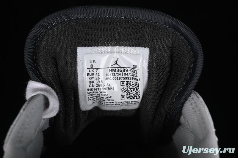 Nike Air Jordan 1 Low Method of Make Casual Sneakers with Metallic Grey Design - HM3689-001