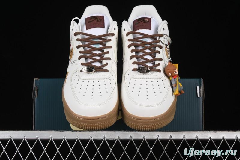 Nike Air Force 1 '07 Low "Open Cirrus" Black Myth Wukong Theme Casual Sneakers - FV3700-211