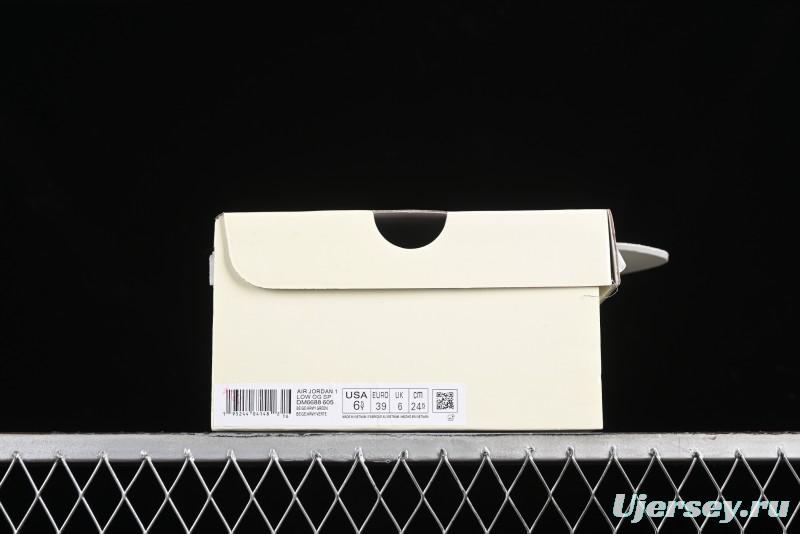 Nike Travis Scott x Fragment Design x Air Jordan 1 Low OG SP AJ1 Retro Sneakers - DM6688-605