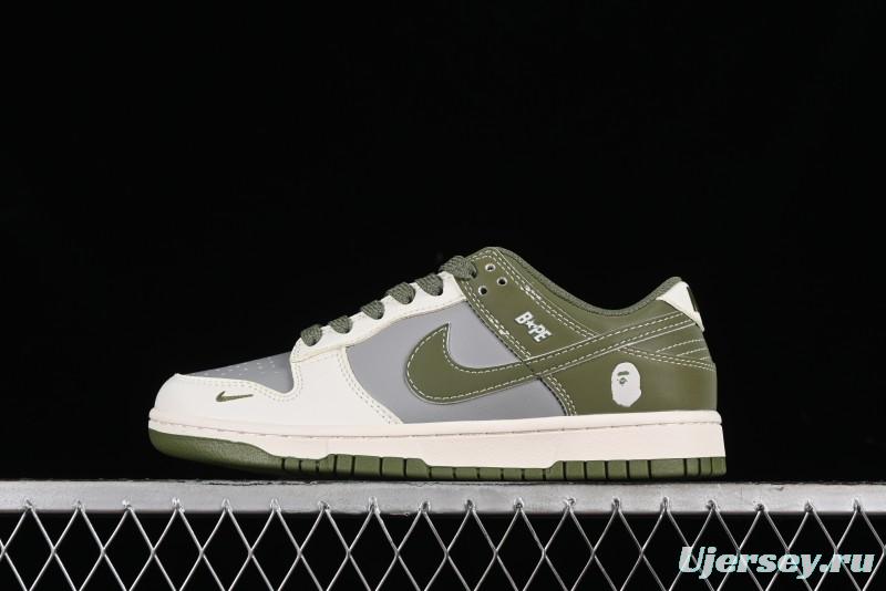 Nike SB Dunk Low Bape Collaboration Anniversary High-End Custom Sneakers - BB8969-004