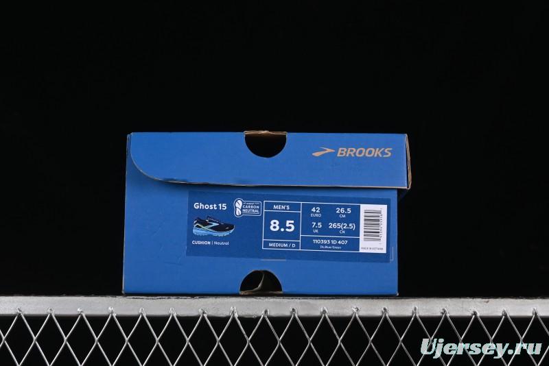 Brooks Ghost 15 Low-Cut Breathable Cushioned Support Running Shoes - 1103931D407