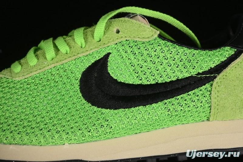 Nike Stussy Roshe Run LD-1000 Comfortable Versatile Non-Slip Durable Waffle Low-Top Casual Running Shoes - FQ5369-300