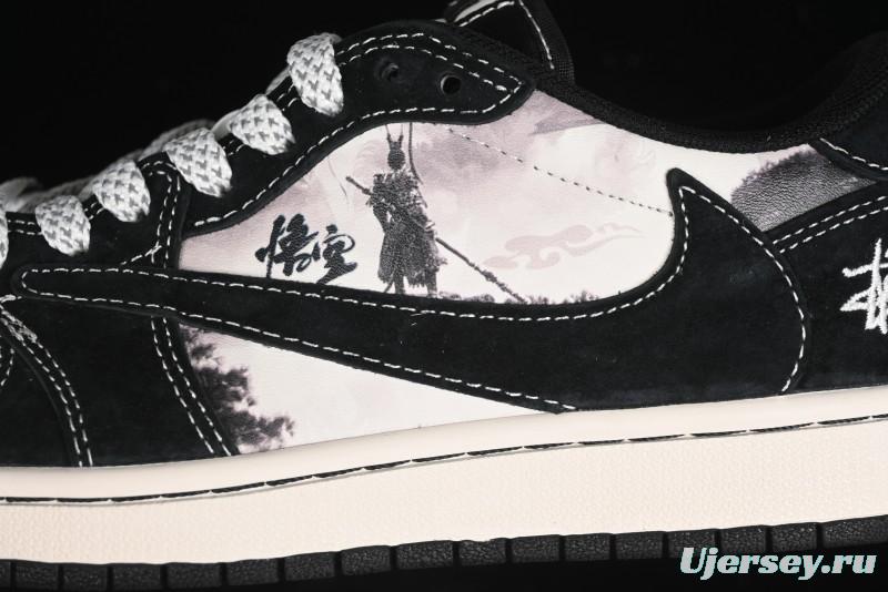 Nike Travis Scott x Fragment Design x Air Jordan 1 Low OG SP AJ1 - XZ3368-555