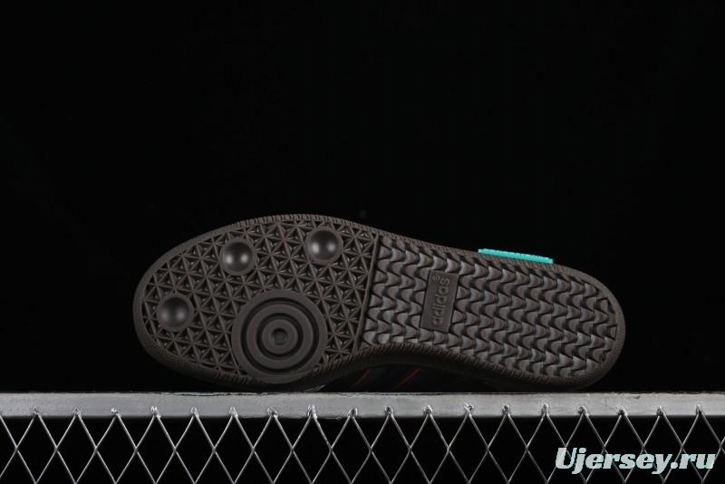 Adidas Originals Samba OG Low Top Casual Sneakers with Panda Mischief Design - IG1024