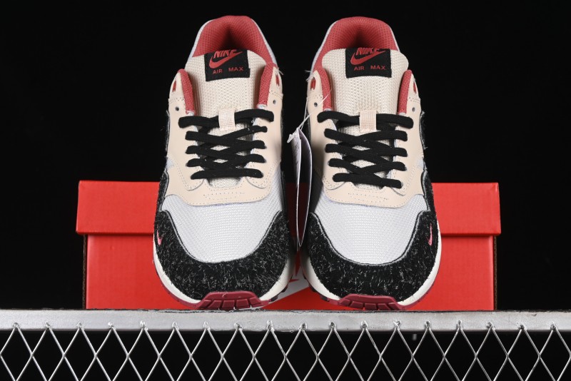 Nike Air Max 1 Retro Running Shoes with Half-Sole Air Cushion - FD5743-200