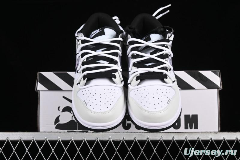 Nike Dunk Low SB Special Mission Camo Navy Black White Purple Grey Skateboarding Shoes - DD1391-100