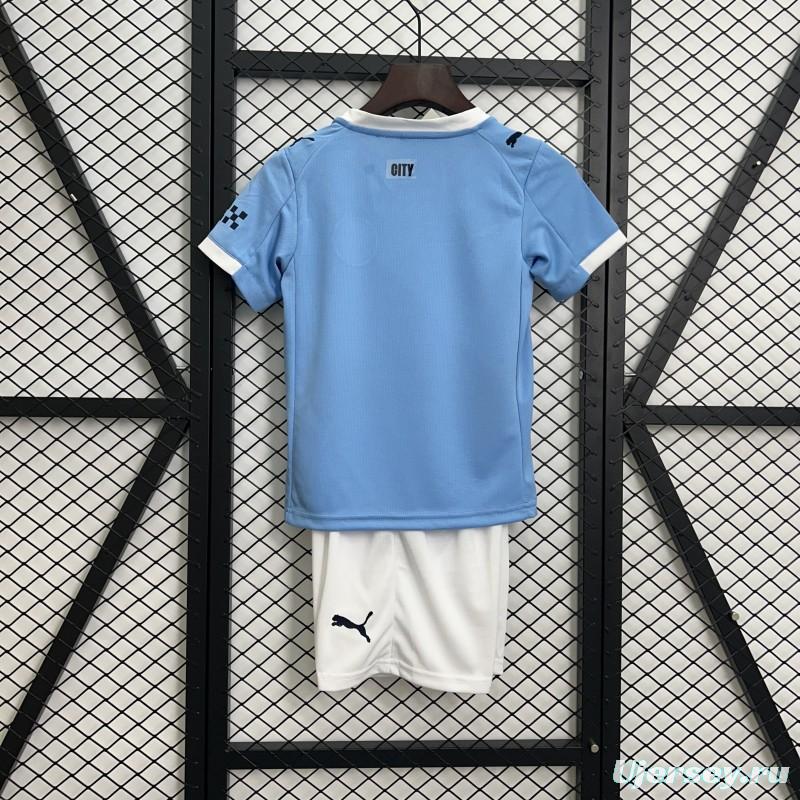 25/26 Kids Manchester City Home Size 16-28 Jersey